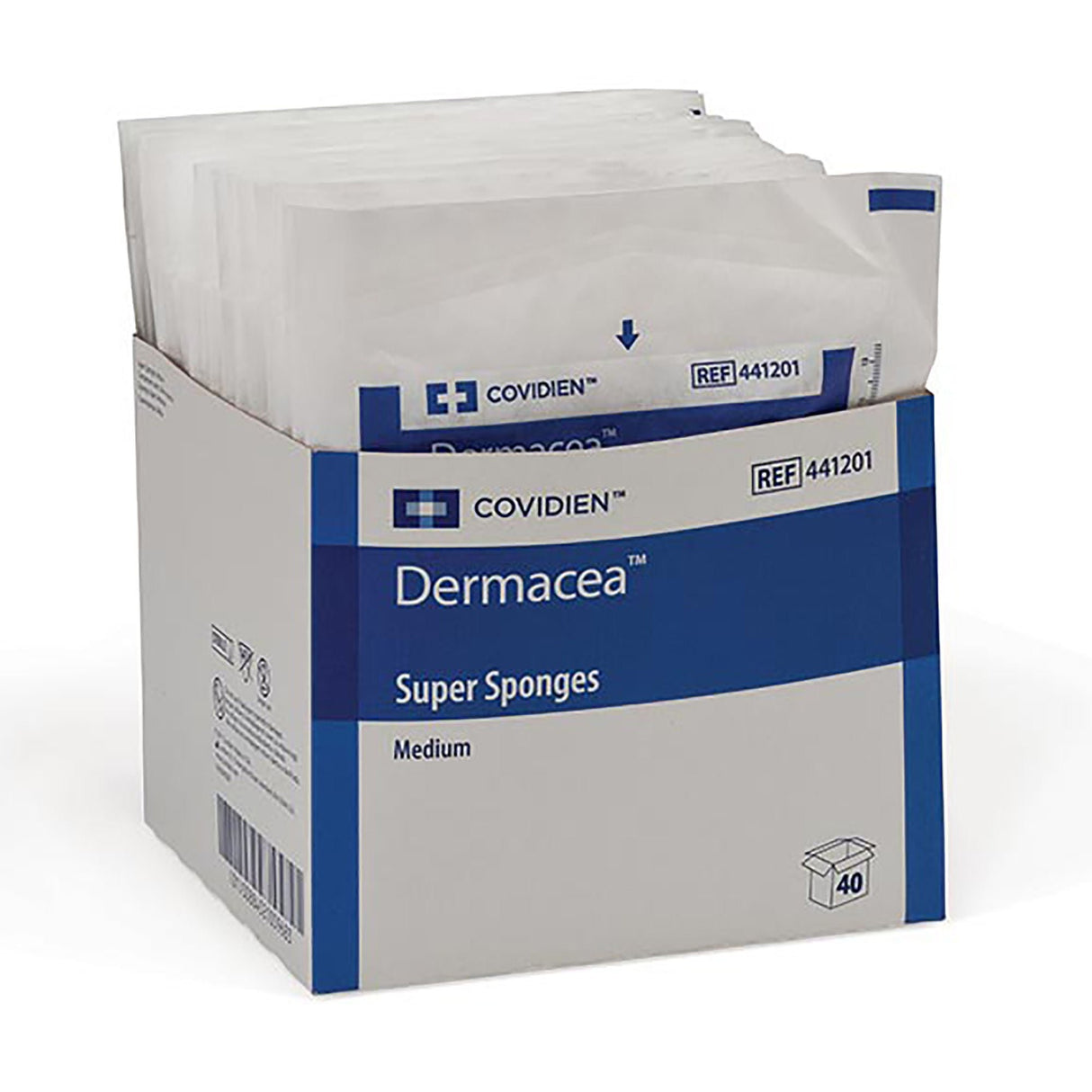 Cardinal Health Dermacea USP Type VII Fluff Dressing, Sterile, 6" x 6.75", 12-Ply - 441201 - LL Medico