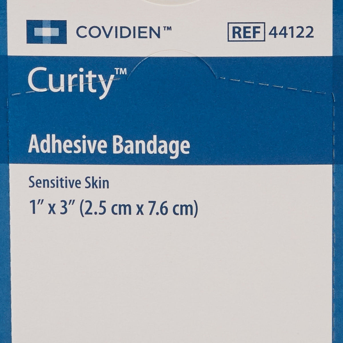 Cardinal Health Curity Sensitive Skin Adhesive Strip, 1 x 3 Inch