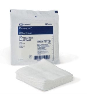 Dermacea Sterile Gauze Sponge, 4 x 4 Inch, 12-Ply