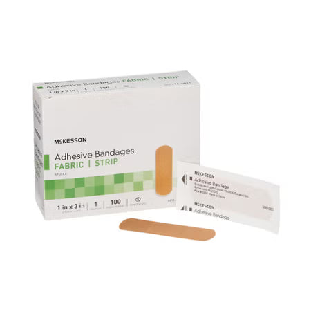 Strong Strips Tan Adhesive Strip, 1 x 3 Inch