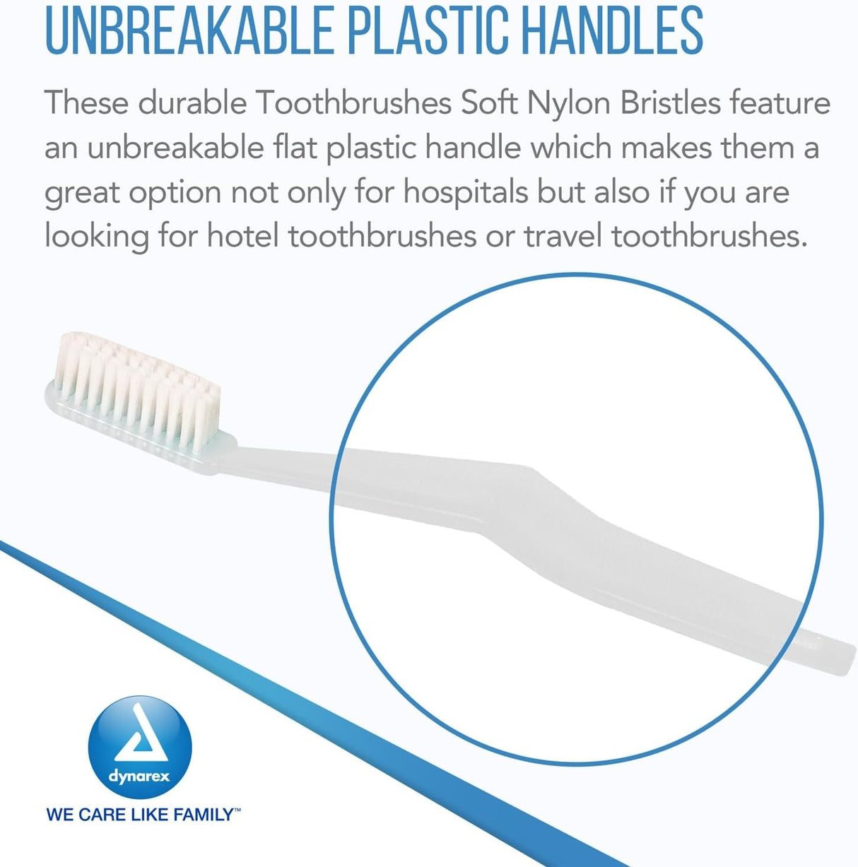 Dynarex Toothbrush, Ivory, 30 Tuft