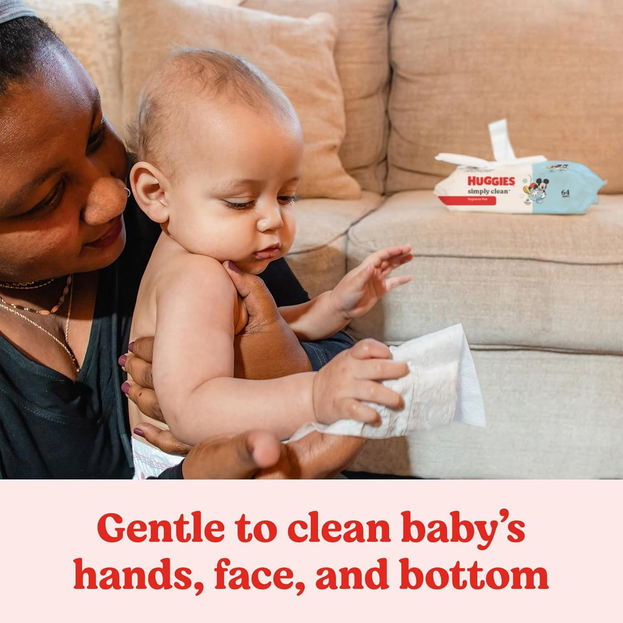 Huggies Simply Clean Baby Wipes, Fragrance Free