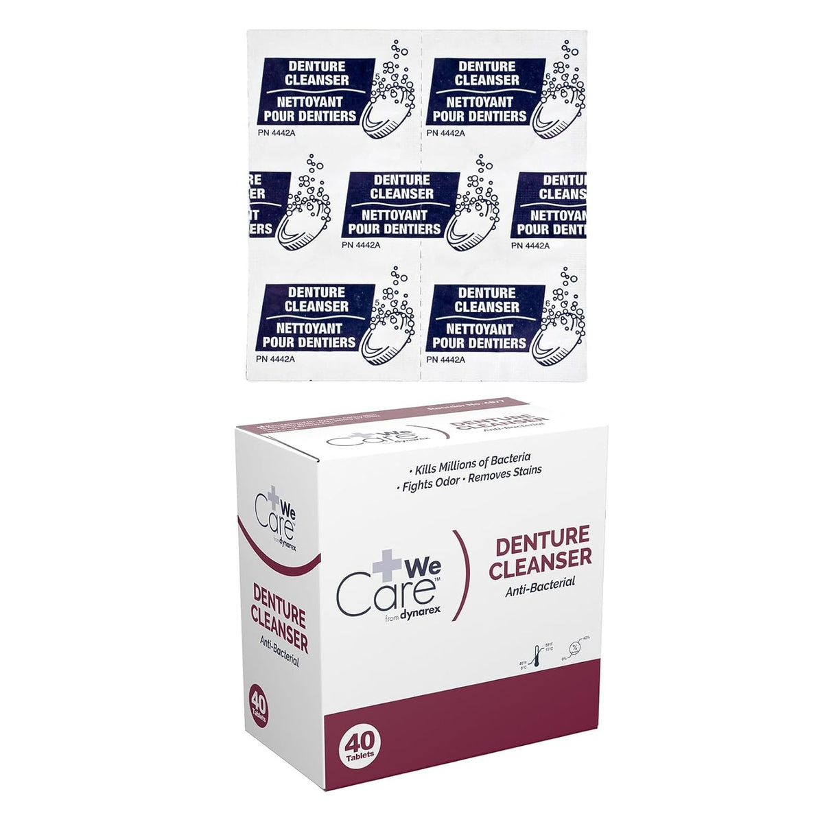 Dynarex Denture Cleanser Tablets