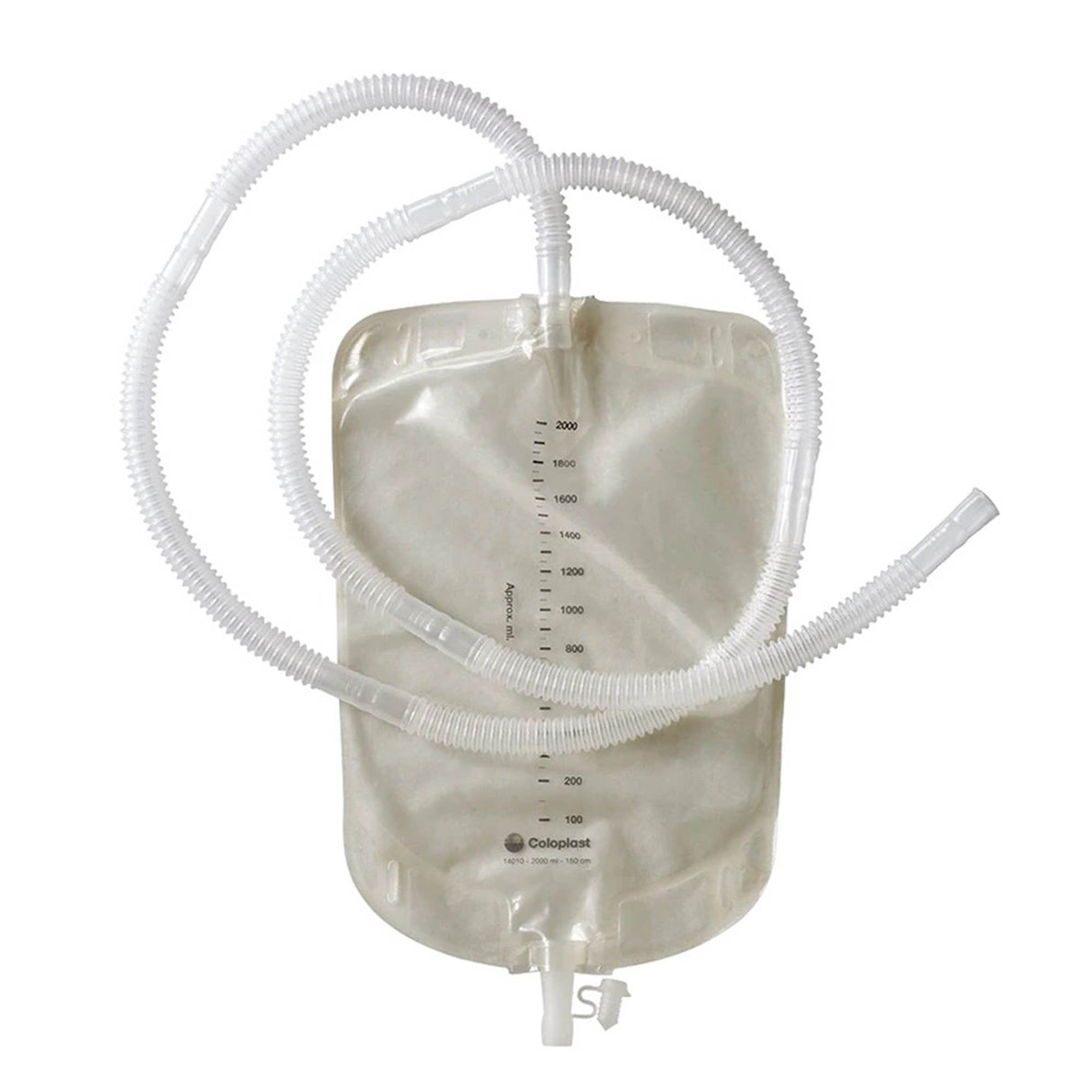 Coloplast Bed Drainage Bag, 2000 mL - 14010-Single - LL Medico