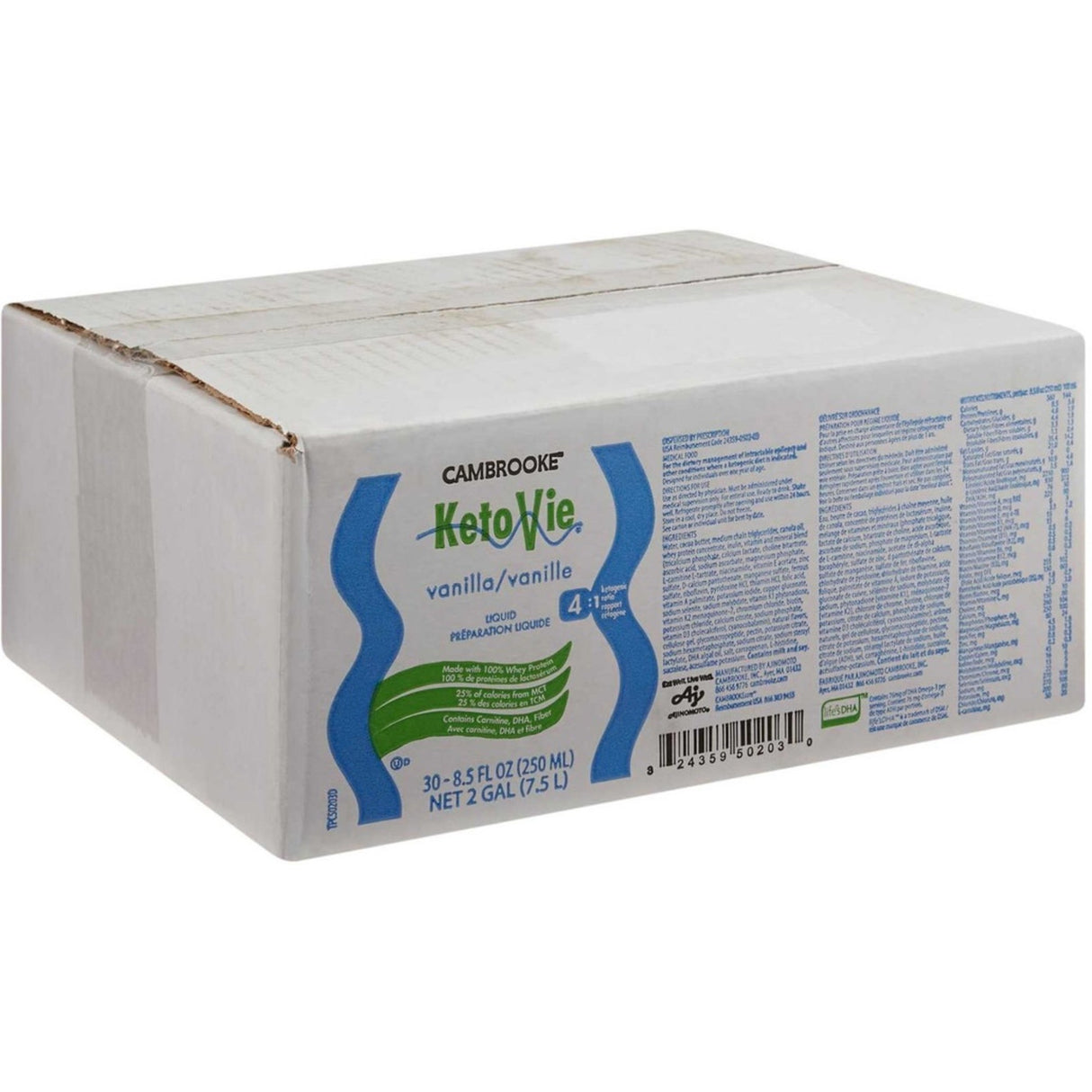 Cambrooke KetoVie 4:1 Nutrition Shake, Vanilla, 8.3 oz