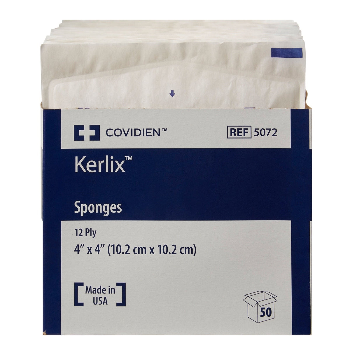 Cardinal Health Kerlix Sterile USP Type VII Fluff Dressing, 4 x 4 Inch, 12-Ply