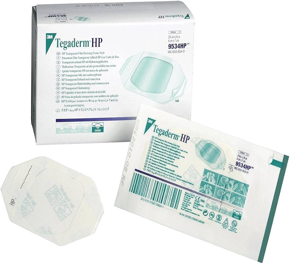 3M Tegaderm HP Transparent Film Dressing, 2-3/8 x 2-3/4 Inch