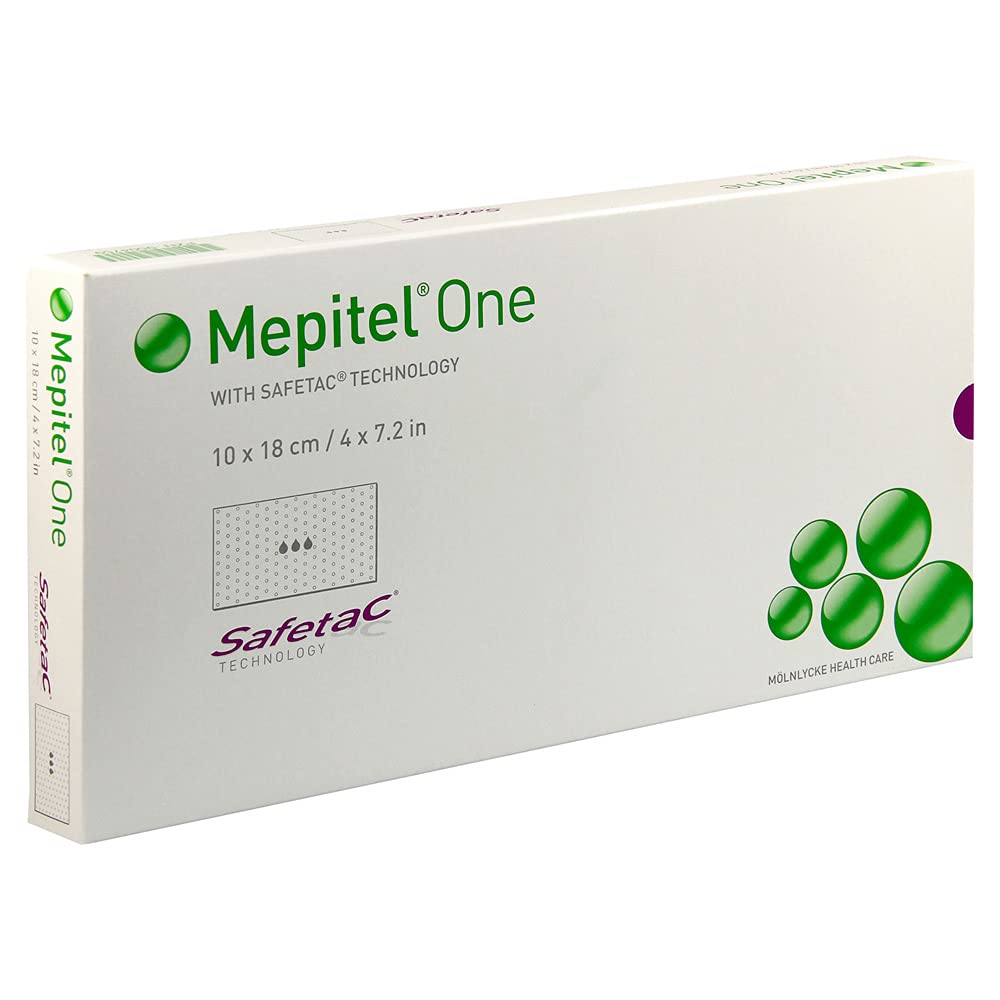 Mepitel One Silicone Dressing, 4 x 7 inch