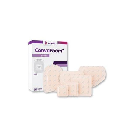 ConvaFoam Silicone Adhesive Foam Dressing, 7 x 8 Centimeter Sacral