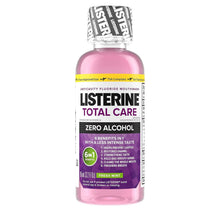 Listerine Total Care Zero Alcohol Anticavity Fluoride Mouthwash, Fresh Mint, 3.2 fl oz