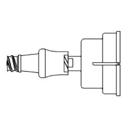 Pneupac PEEP-Keep Dual-Axis Swivel Adapter