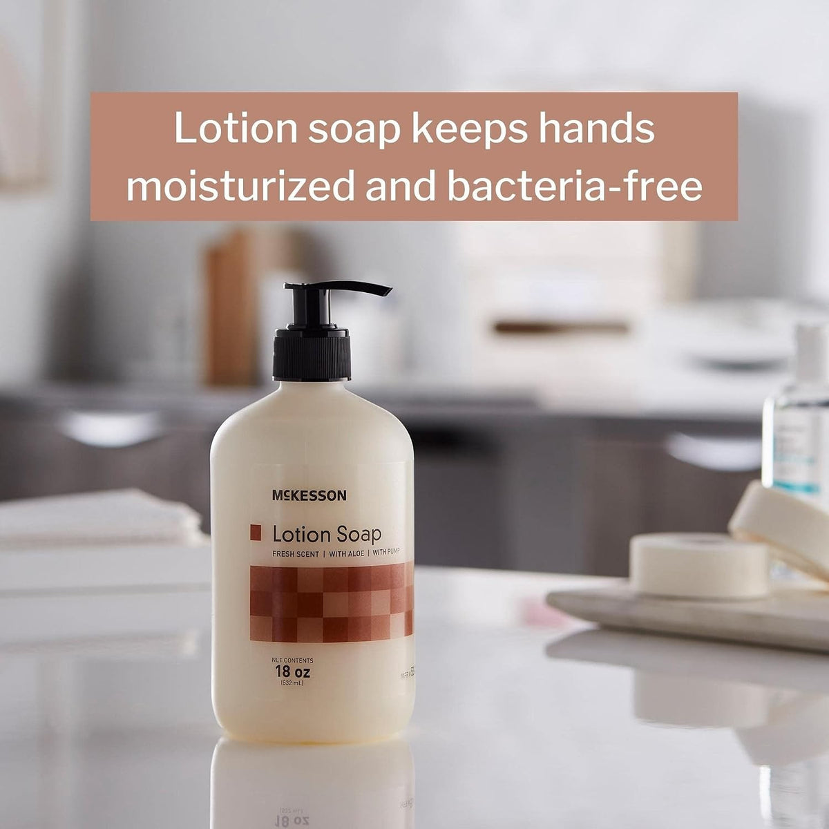 McKesson Lotion Soap with Aloe, Fresh Scent