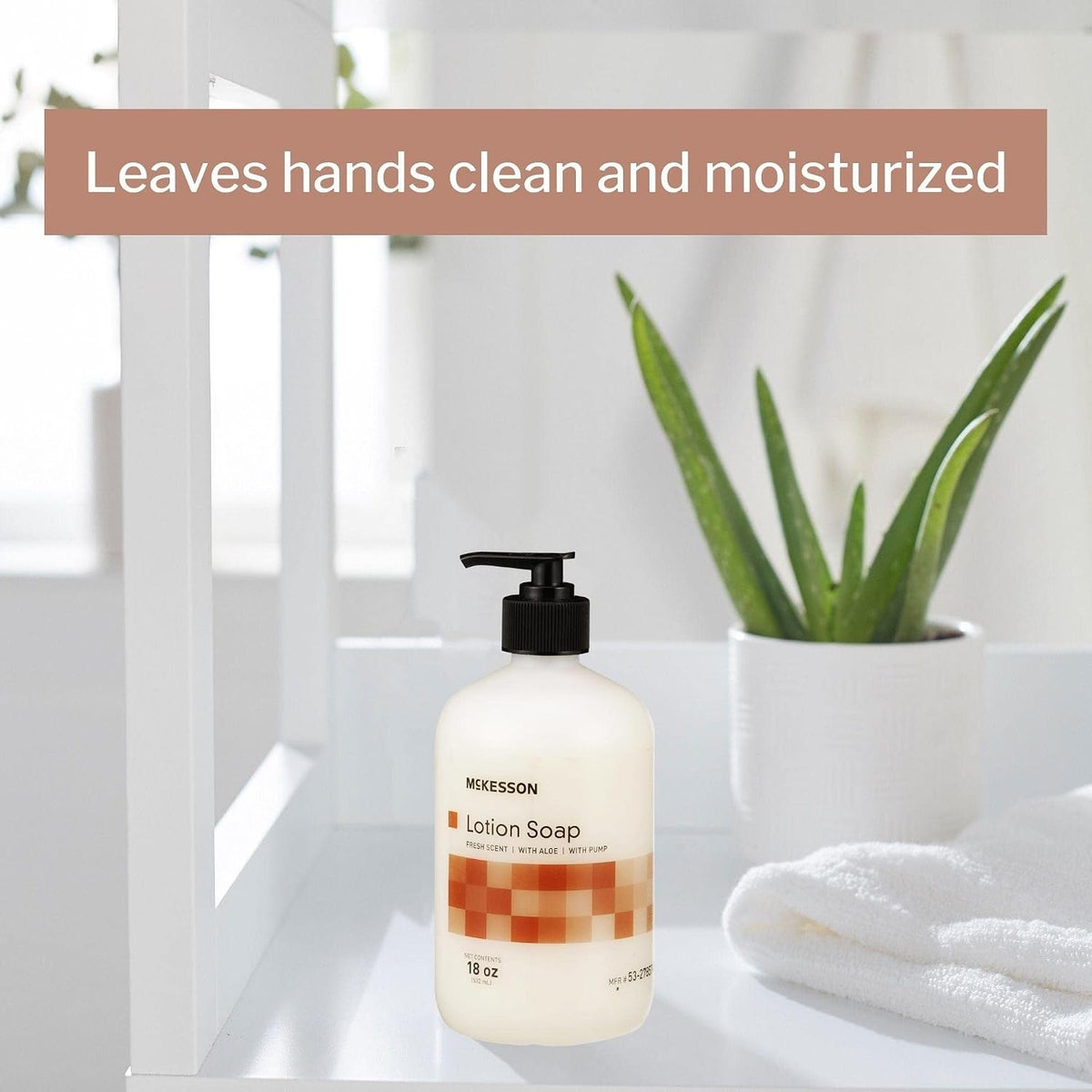 McKesson Lotion Soap with Aloe, Fresh Scent