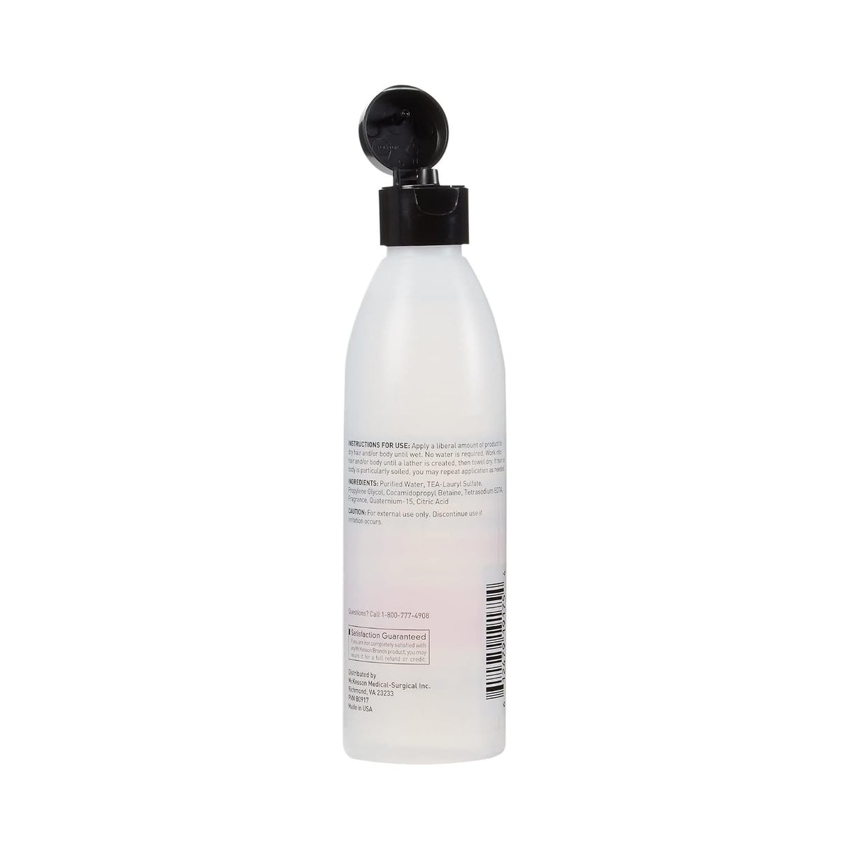 McKesson Shampoo & Body Wash, Rinse-Free, Light Floral, 8 oz