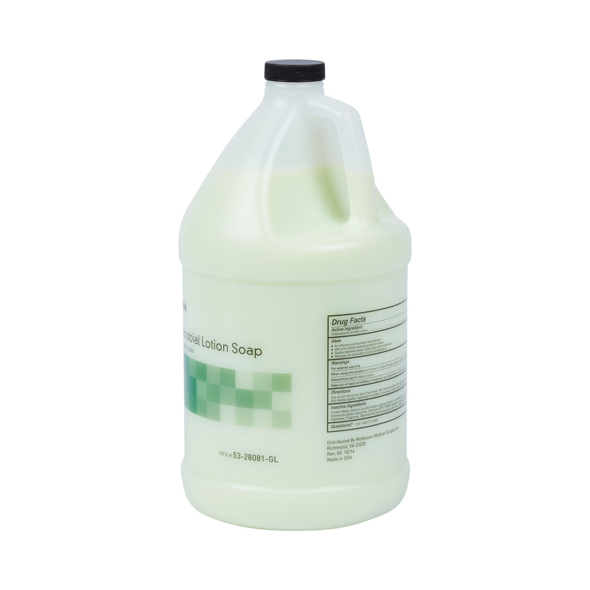 McKesson Antimicrobial Lotion Soap with Aloe, Herbal Scent - 53-28081-GL - LL Medico