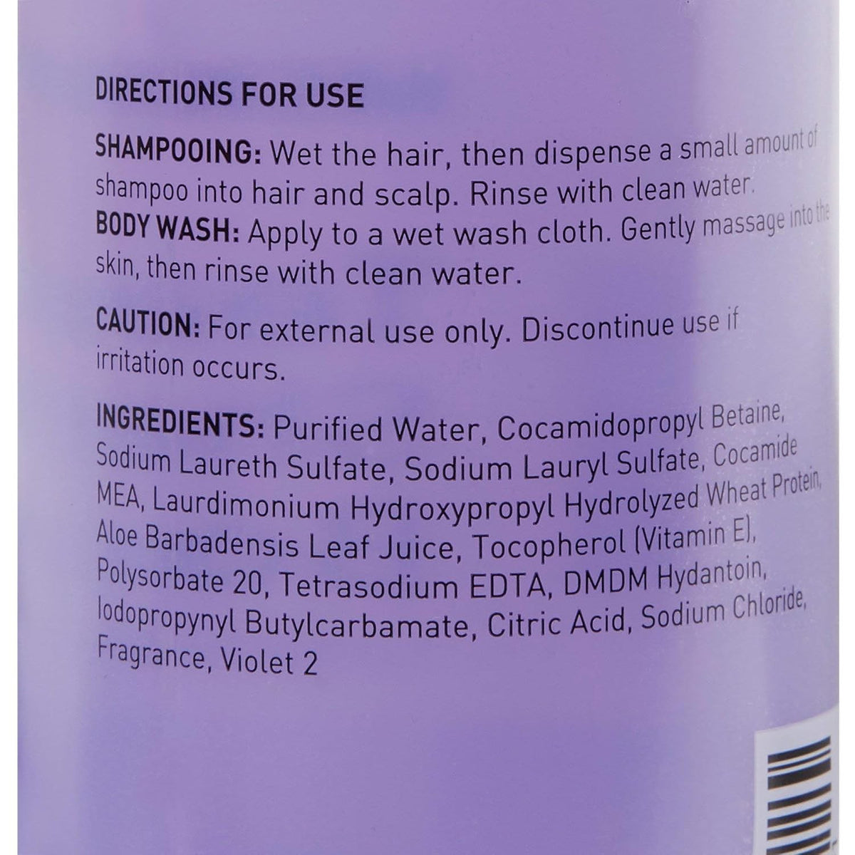 McKesson Tearless Shampoo & Body Wash, Lavender, 12 Oz
