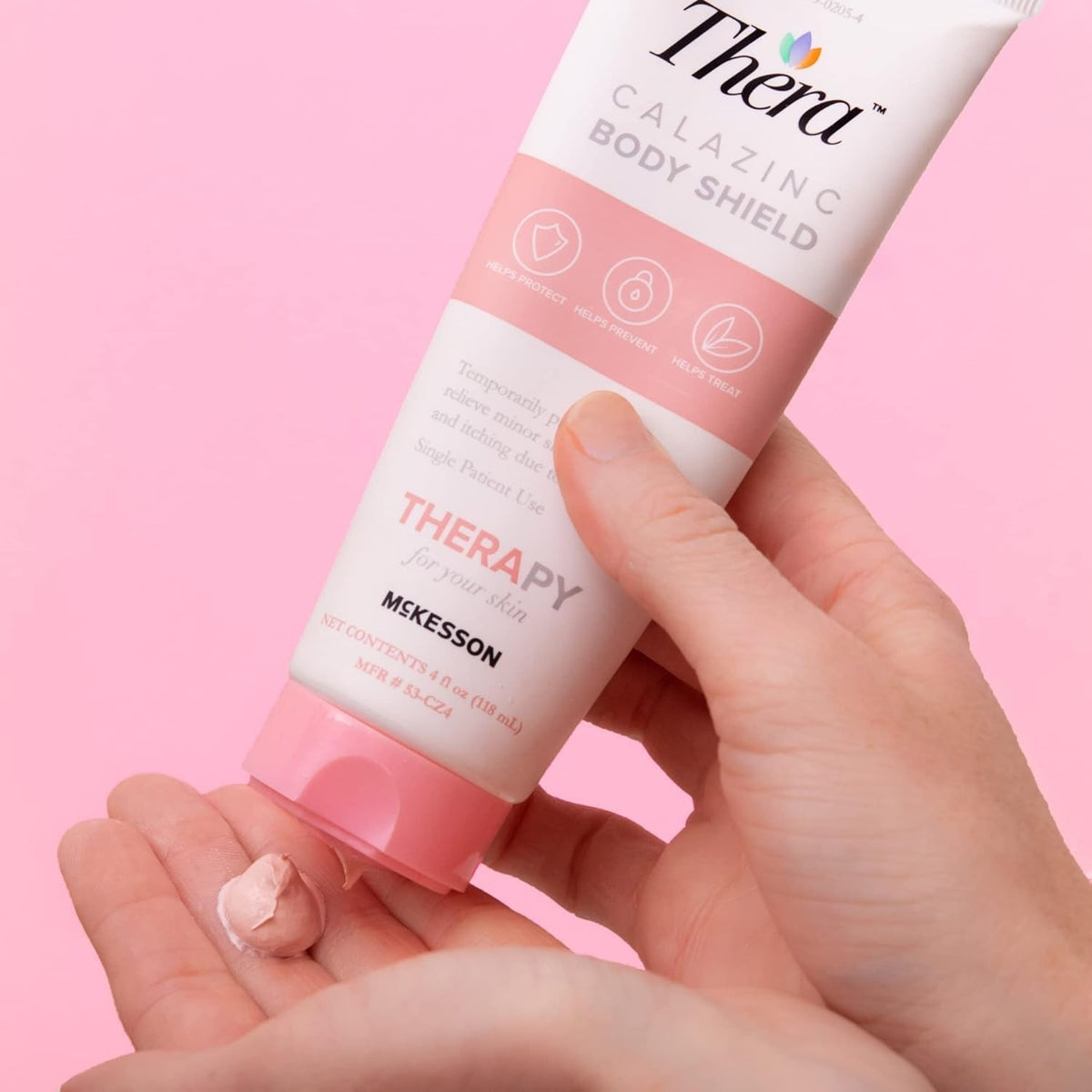Thera Calazinc Body Shield Cream, 4 fl oz