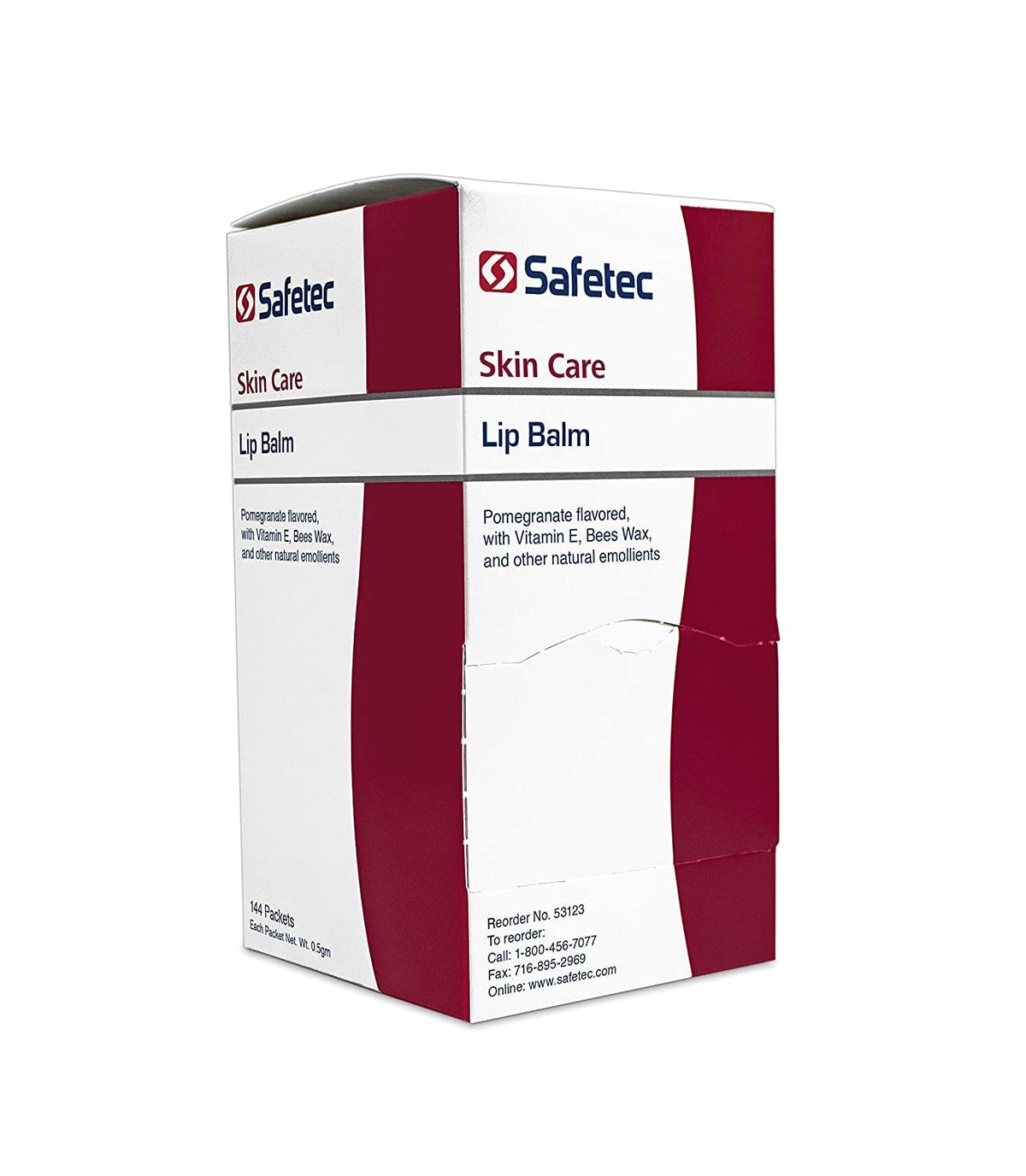 Safetec Lip Balm, Pomegranate, 0.5 g