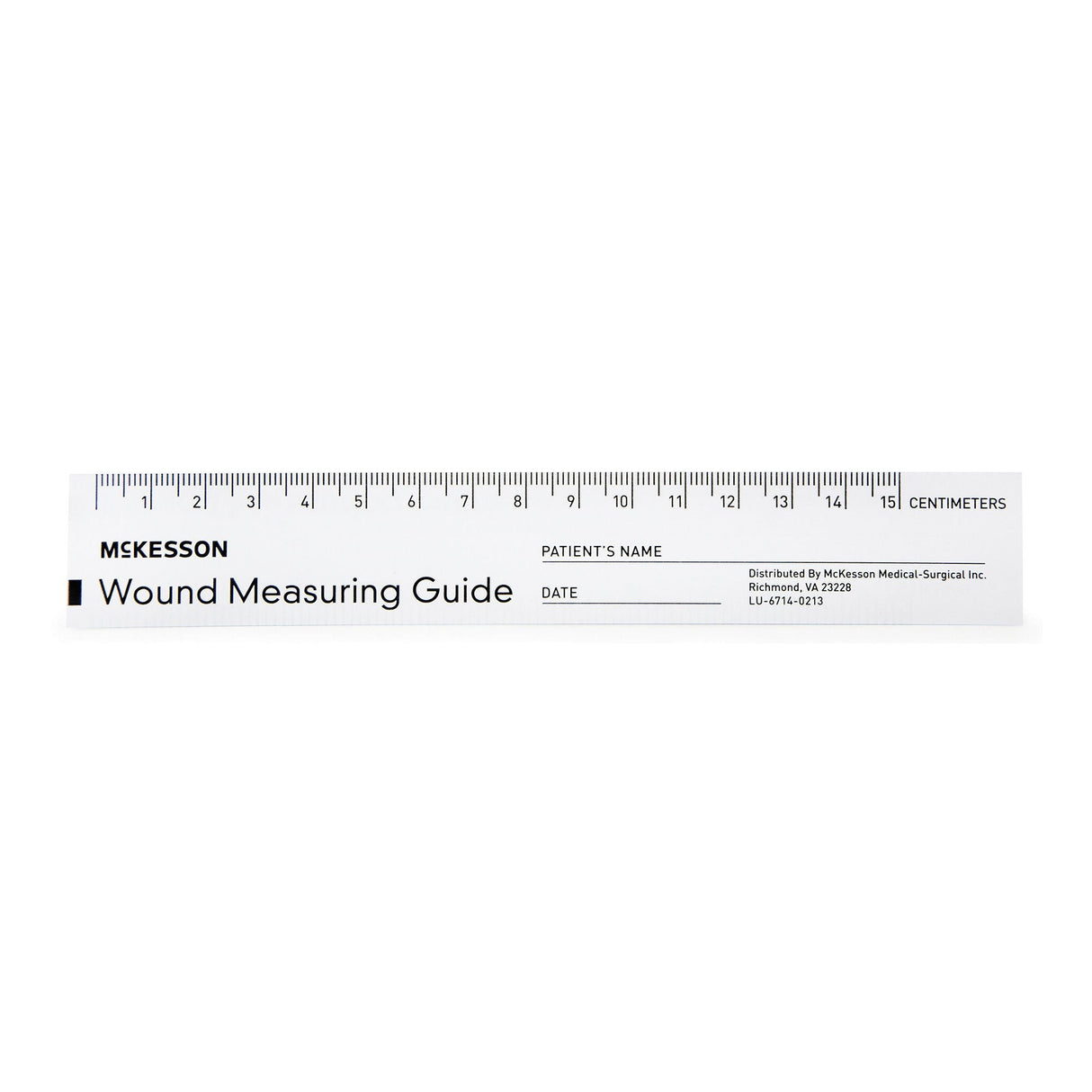 McKesson Wound Measuring Guide Paper Non-Sterile, 6" - 533-LR/50 - LL Medico