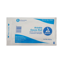 Dynarex Krinkle Gauze Roll, Sterile, 4.5" x 4.1 Yard, 6-Ply - 3161 - LL Medico