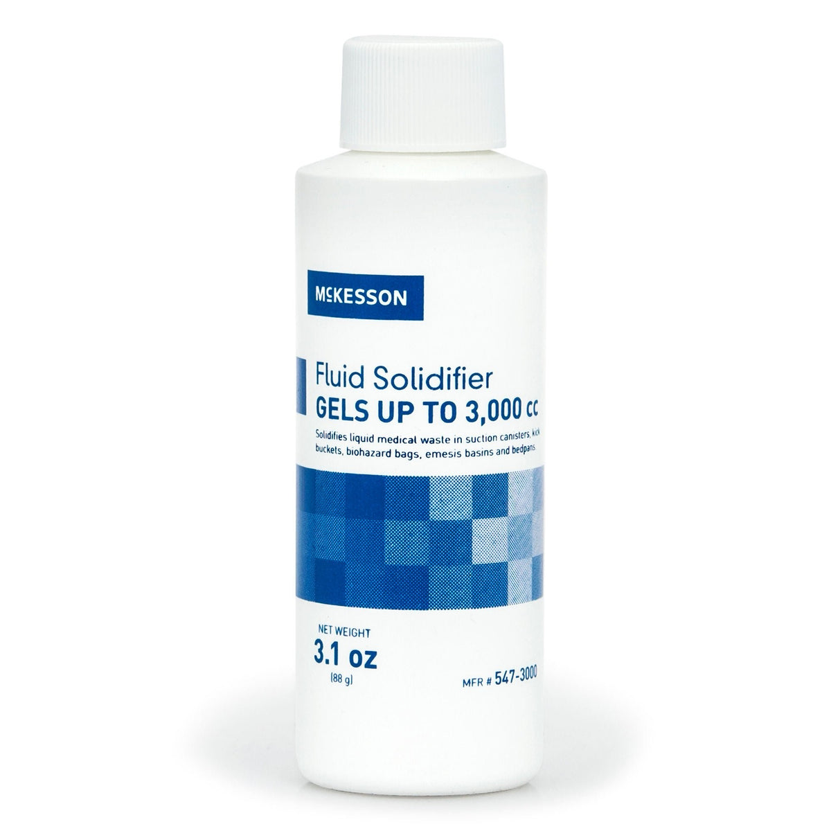 McKesson Fluid Solidifier, Screw Cap Bottle, Gels Up to 3000 cc, 3.1 oz - 547-3000 - LL Medico