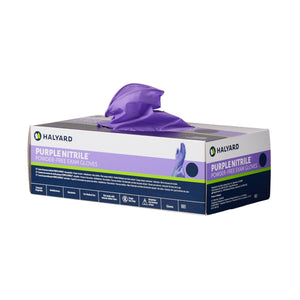 Halyard Purple Nitrile-Xtra Exam Gloves, Powder-Free, Extended Cuff - 55084 - LL Medico