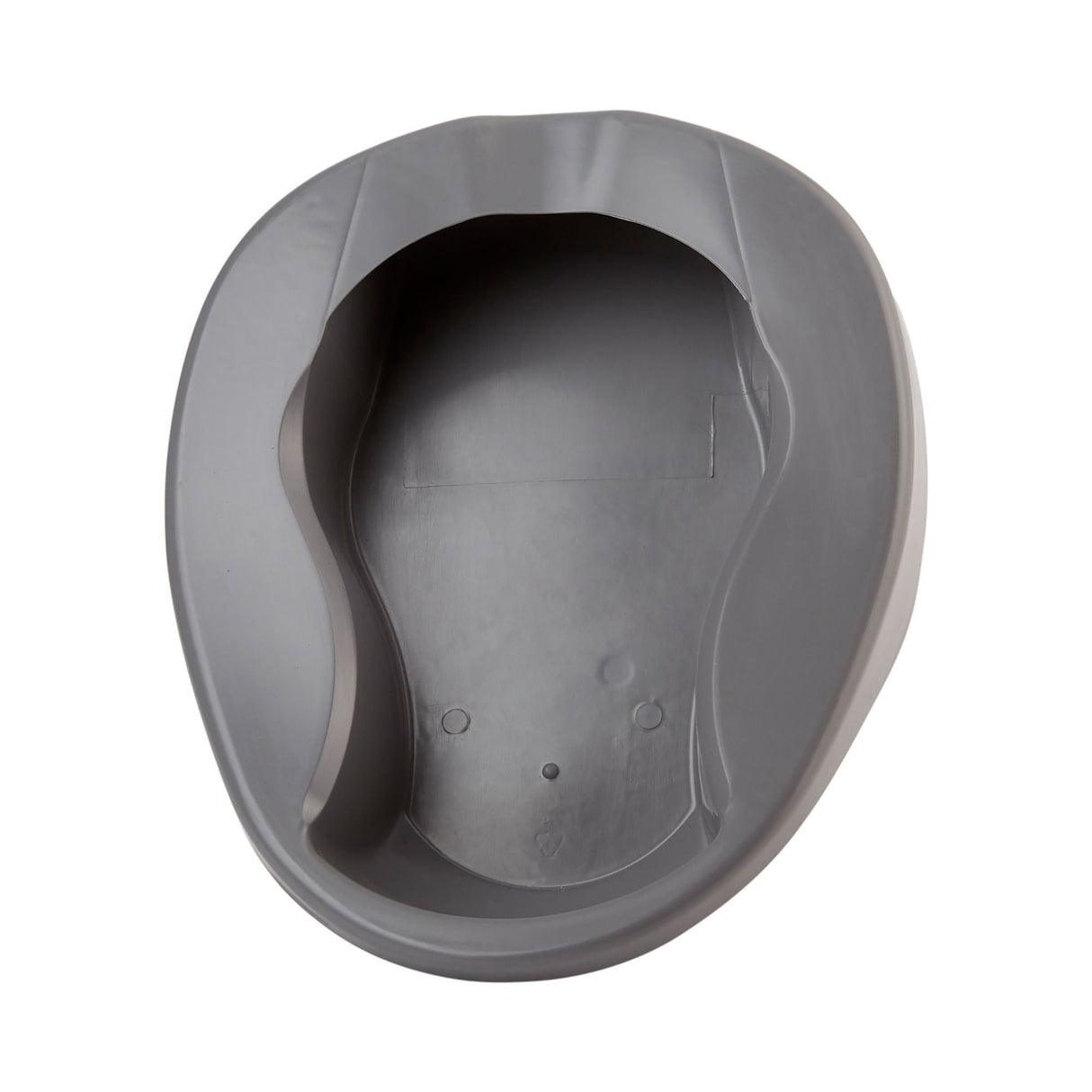 Pontoon Bedpan McKesson Graphite 2 Quart / 1893 Ml