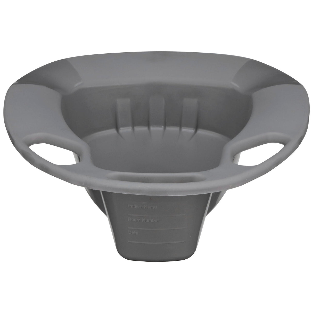 Stackable Bedpan McKesson Graphite 2 Quart / 1893 Ml