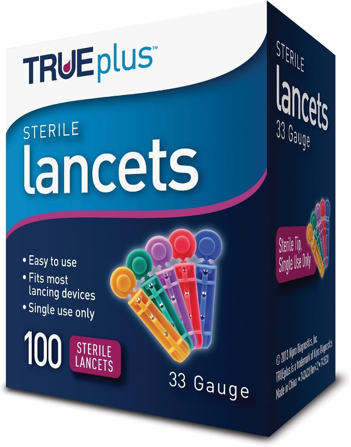 Trividia Health TRUEplus Sterile Lancets, 33 Gauge