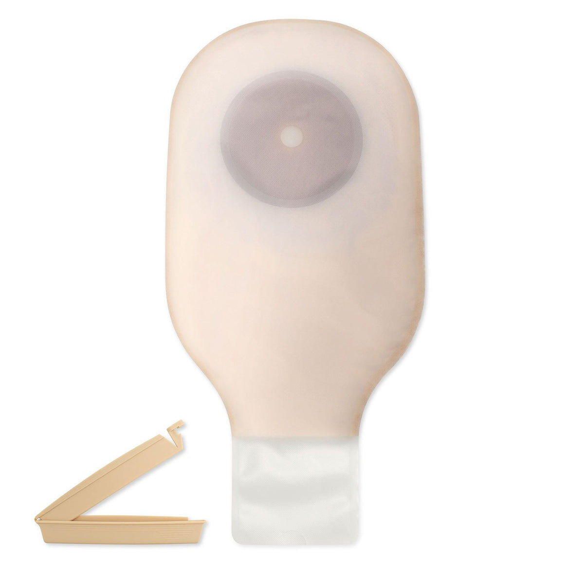 Hollister Premier Flextend One-Piece Ostomy Pouch, Drainable, Cut-to-Fit 2 1/2" Stoma, 12" Length, Box of 10 - 8651 - LL Medico