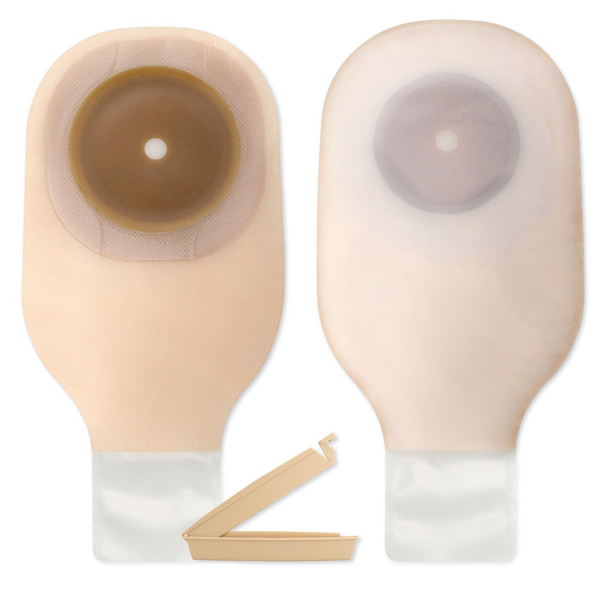 Hollister Premier Flextend One-Piece Ostomy Pouch, Drainable, Cut-to-Fit 2 1/2" Stoma, 12" Length, Box of 10 - 8651 - LL Medico