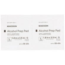 McKesson Alcohol Prep Pads, Large, Sterile, 1.8" x 3.5" - 58-404 - LL Medico