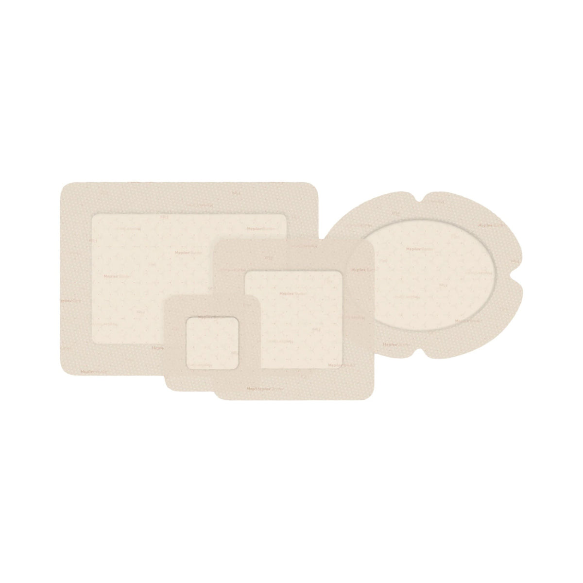 Molnlycke Mepilex Border Flex Silicone Adhesive Foam Dressing, 13 x 16 Centimeter