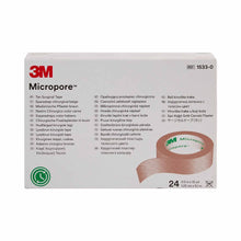 3M Micropore Tan Paper Surgical Tape, Non-Sterile, 1/2" x 10 Yard