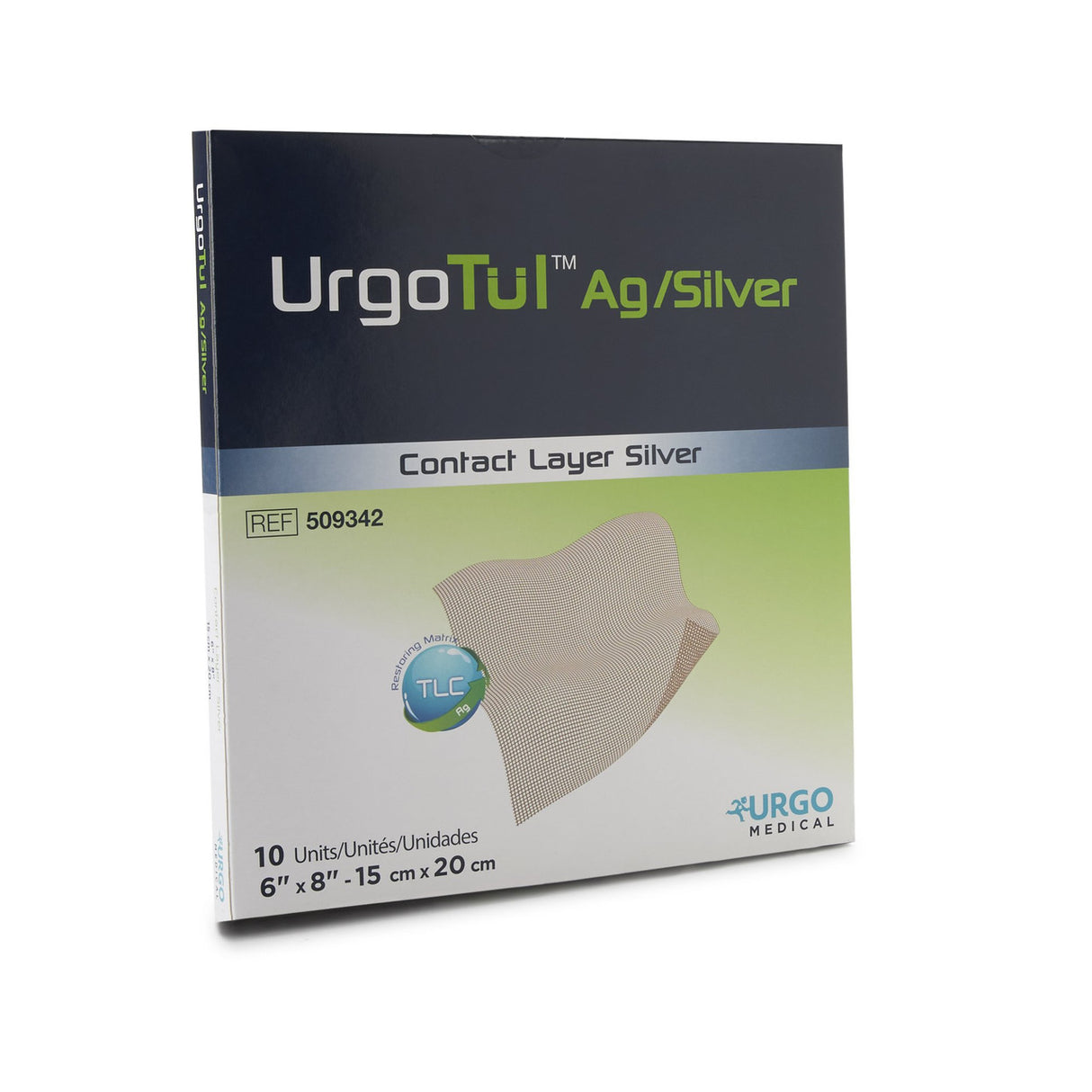 Urgo Restore Silver Wound Contact Layer Dressing, 6 x 8 Inch
