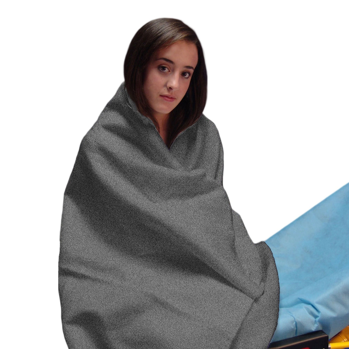 First Comfort Fleece Thermal Blanket, Gray, 40 x 80" - 60-FCB4080GREY-Case - LL Medico