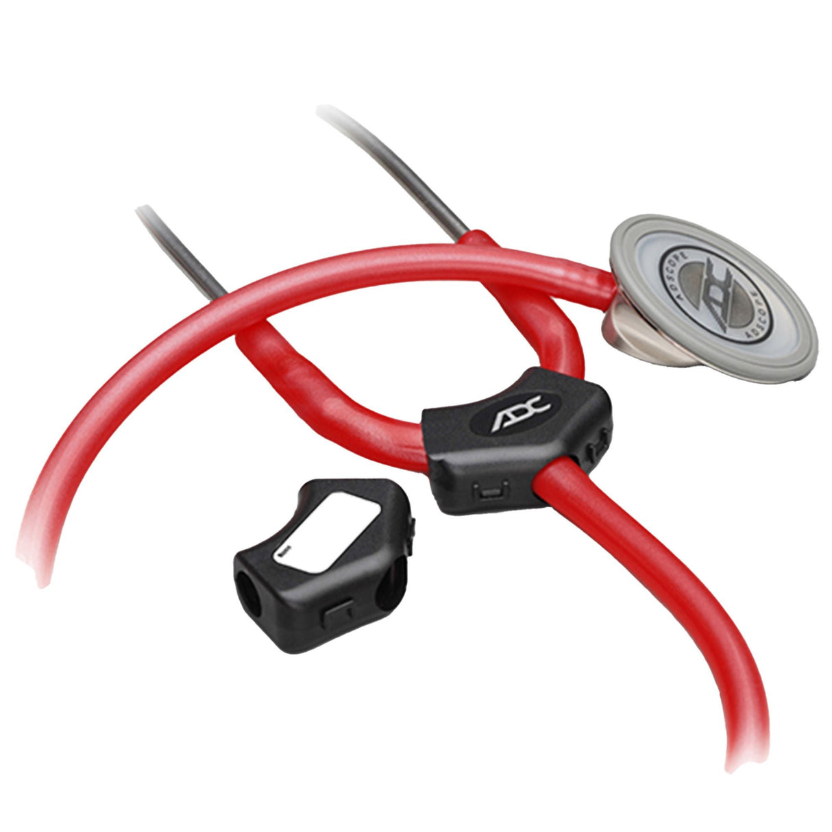 Adscope 601 Cardiology Stethoscope, Black, Convertible Chestpiece, 19" Tube