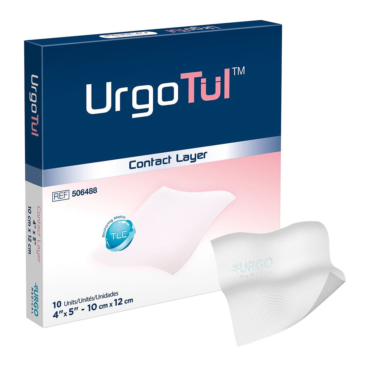 UrgoTul Impregnated Contact Layer Dressing, 4 x 5 Inch