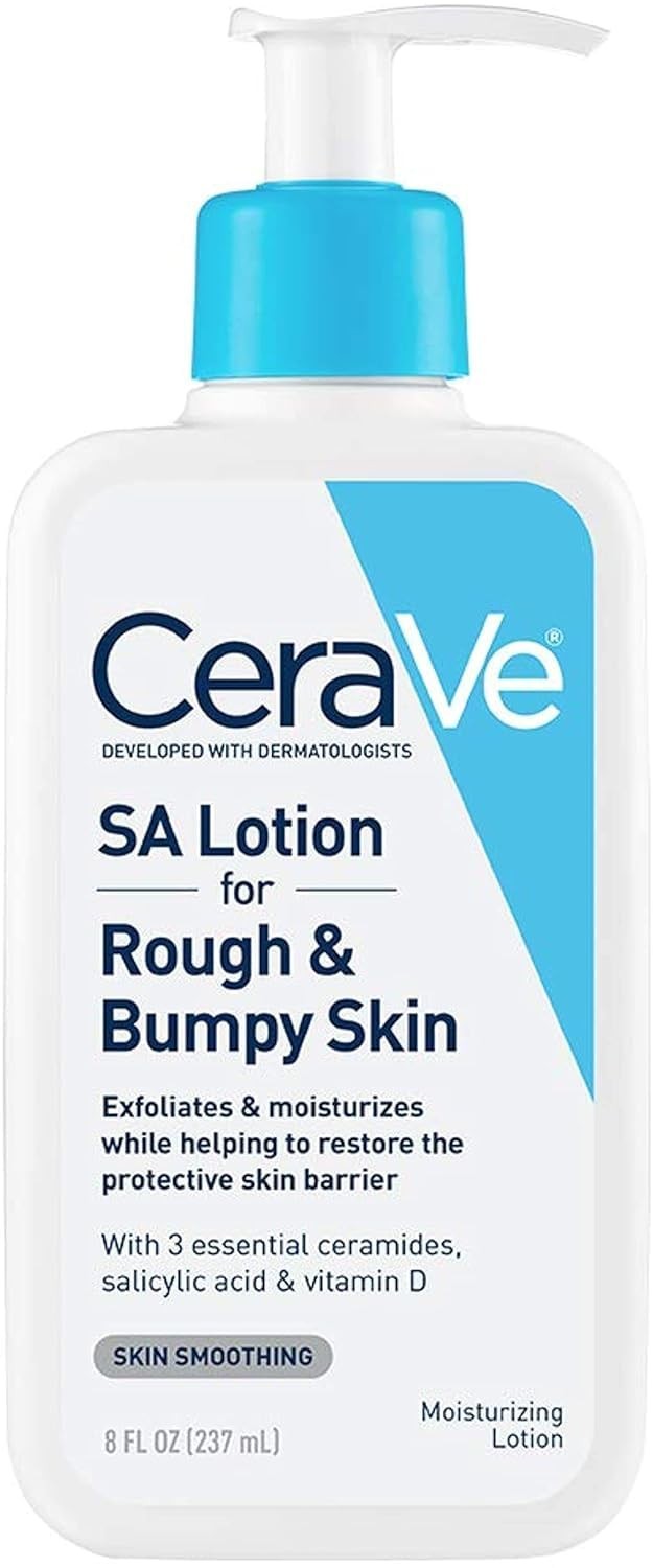 CeraVe SA Lotion for Rough and Bumpy Skin Unscented, 8 Fl Oz
