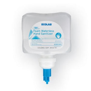 Ecolab Quik-Care Foam Waterless Hand Sanitizer, 1000 mL Dispenser Refill Bottle - 6081395 - LL Medico