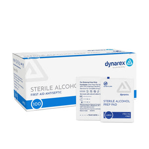 Dynarex Sterile Alcohol Prep Pads, Large