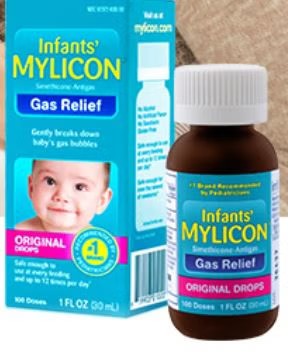Mylicon Infants' Gas Relief Original Drops, Simethicone 20 mg / 0.3 mL, Oral Drops, 1 oz - 62372063030 - LL Medico