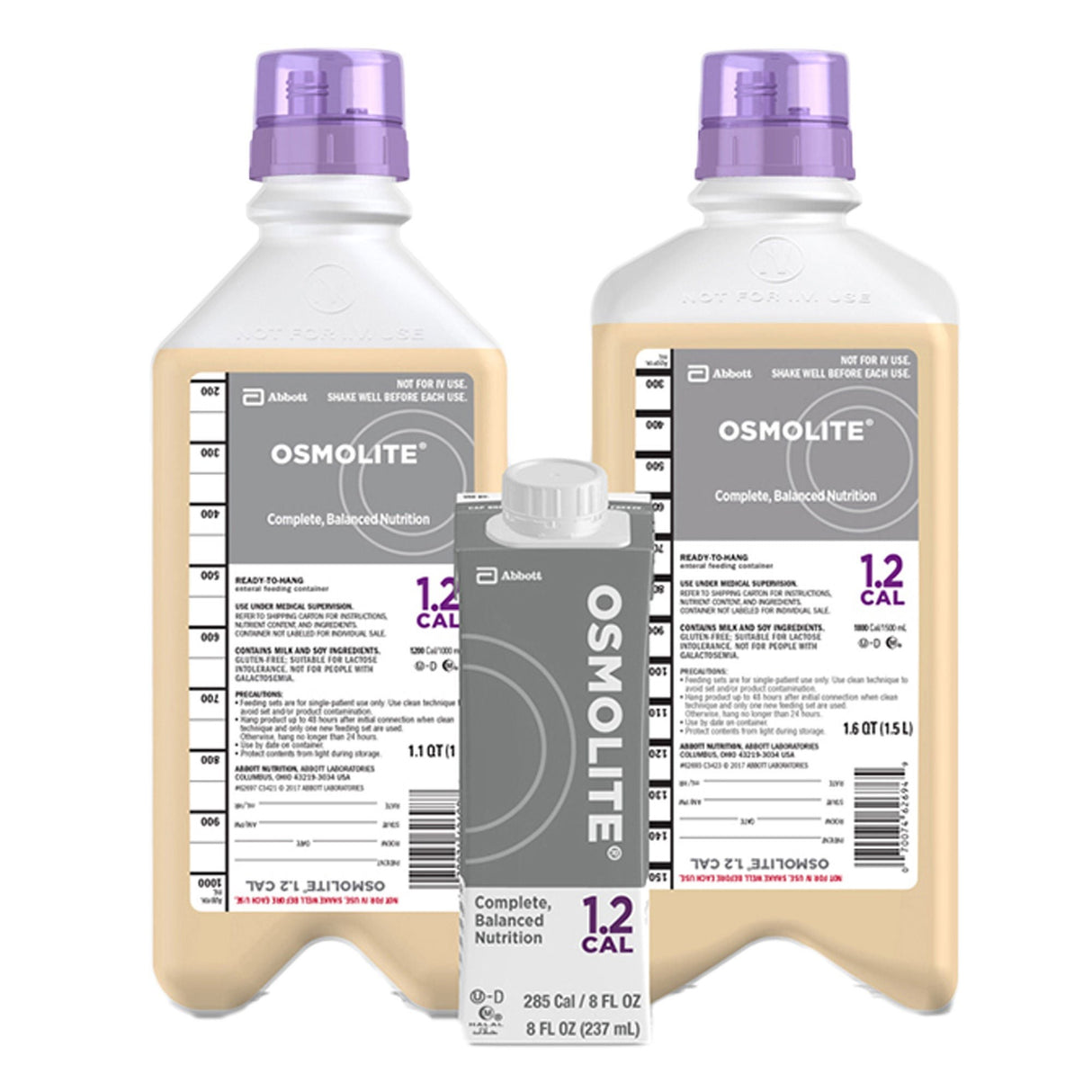 Osmolite 1.2 Cal Tube Feeding Formula, Unflavored, 33.8 oz