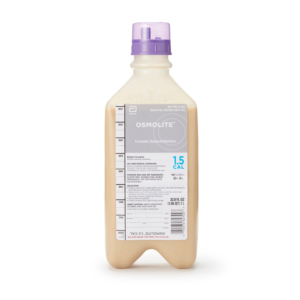 Osmolite 1.5 Cal Tube Feeding Formula, Unflavored, 33.8 oz