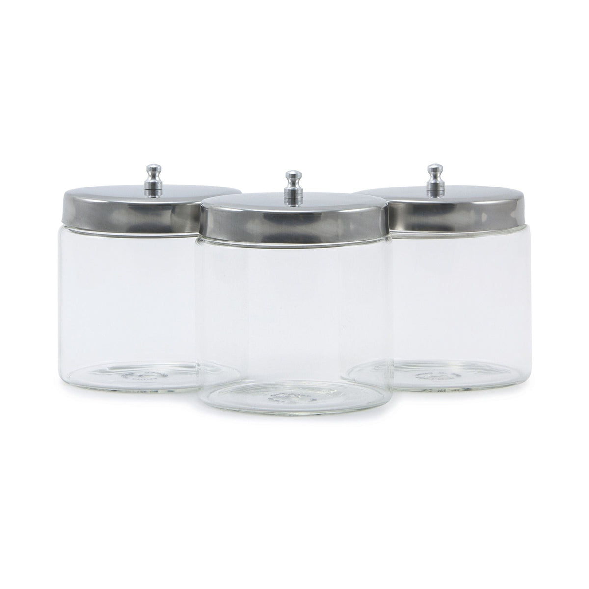 McKesson Sundry Jar, Unlabeled, Glass, Clear, 4 x 4 in - 63-4013 - LL Medico