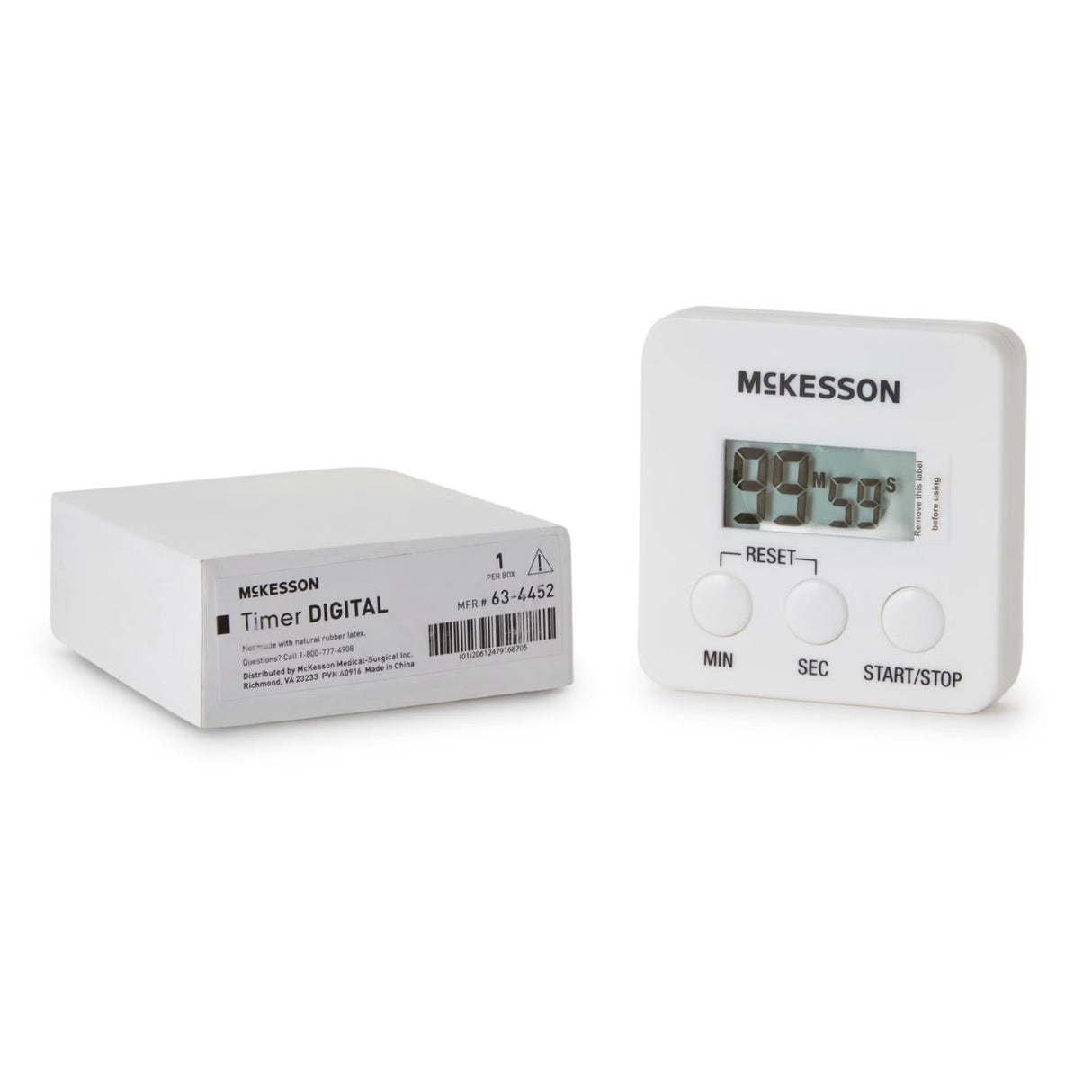 McKesson Electronic Alarm Timer, Count Down, 100 Minutes
