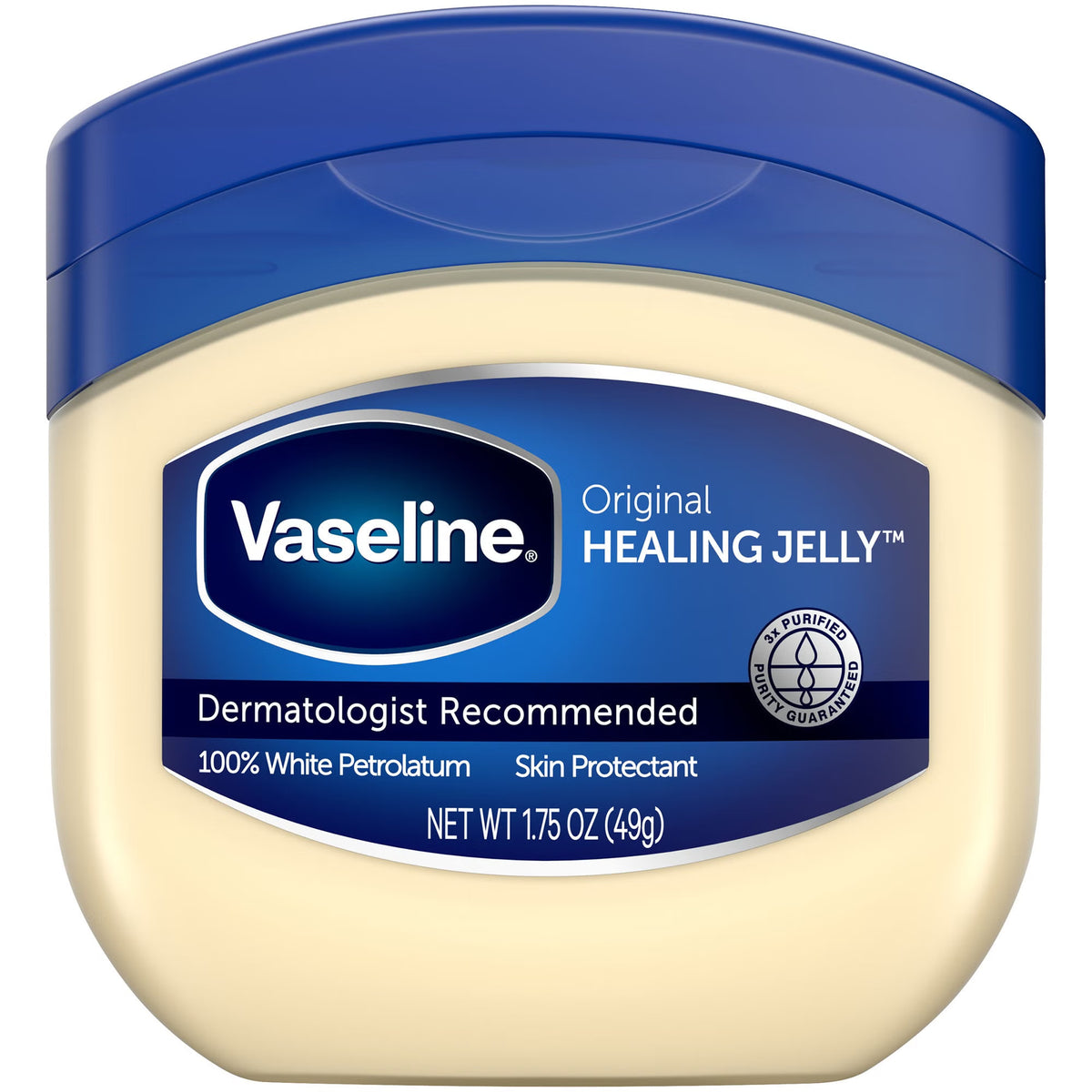 Vaseline Petroleum Jelly, White Petrolatum, Jar, NonSterile - 1.75 oz - LL Medico