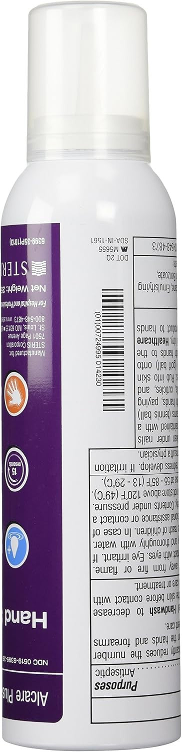 Alcare Plus Hand Sanitizer Foamed Antiseptic Handrub, 9 oz
