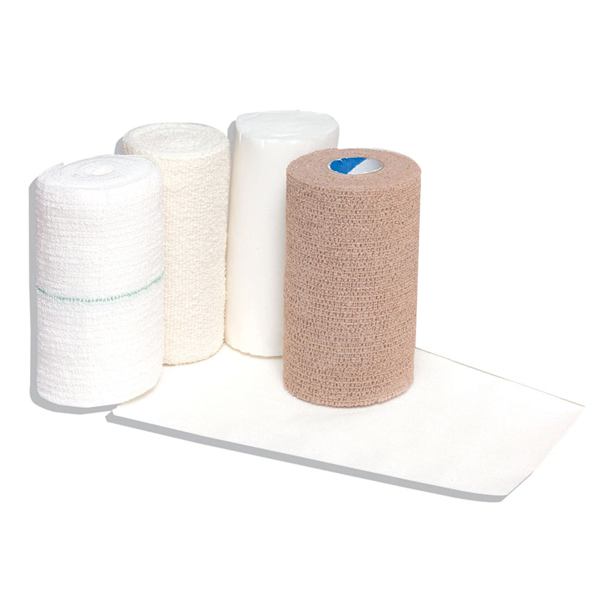 Profore LF, 4-Layer Compression Bandage System, 9 x 5.7 x 2.9", Self-Adherent / Tape Closure, Tan / White, Elastic / Fabric, NonSterile - 66020626-Single - LL Medico