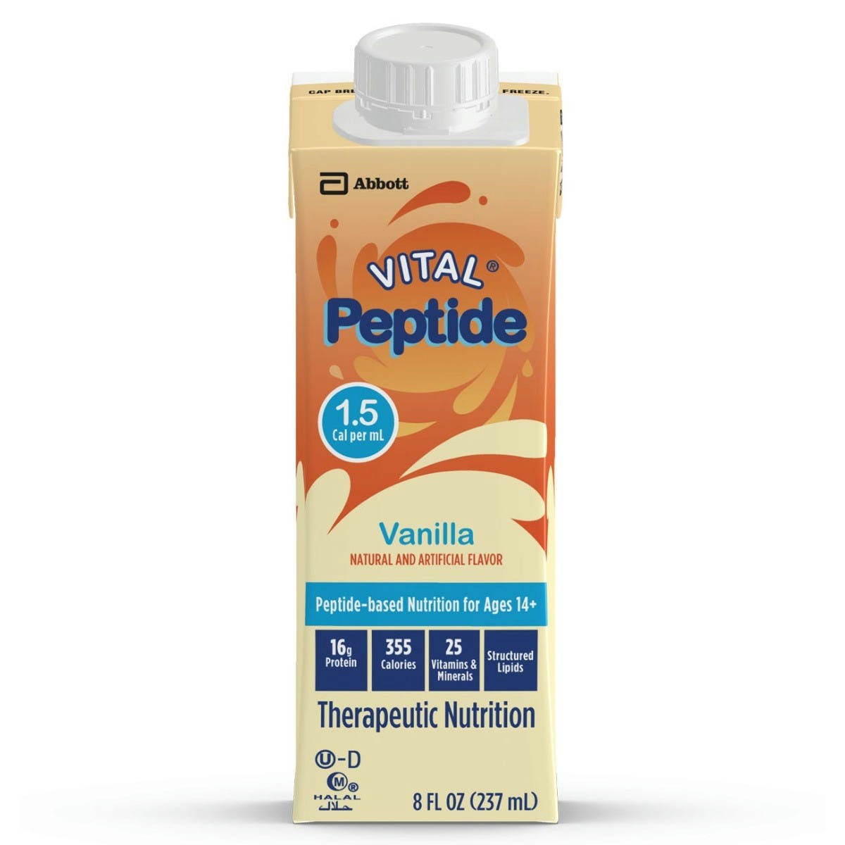 Vital 1.5 Cal Peptide Nutrition Shake, Vanilla, 8 oz